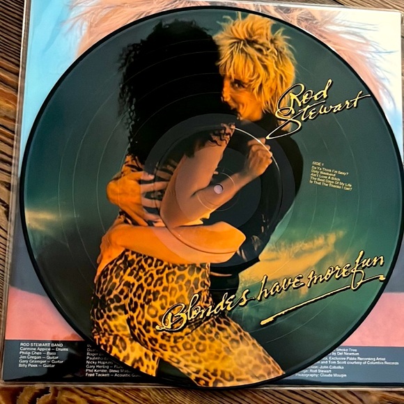 Rod Stewart Blondes Have More Fun Picture Disc LP 1978 - Picture 1 of 9